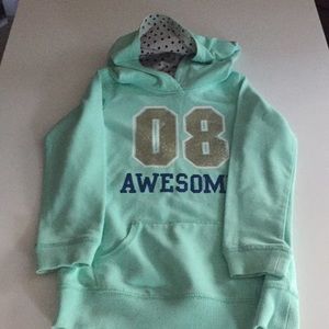 Girls light weight sweatshirt