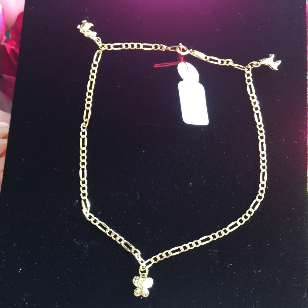 🌹SOLD🌹18k Solid Saudi Gold pawnable Anklet