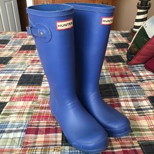 Kids Hunter Original Classic boots - blue