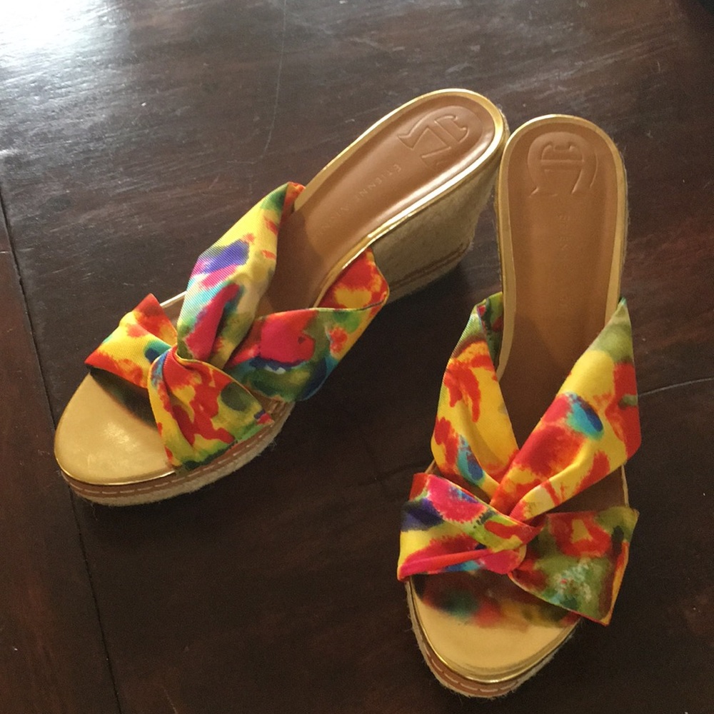 Etienne Aigner wedge sandal