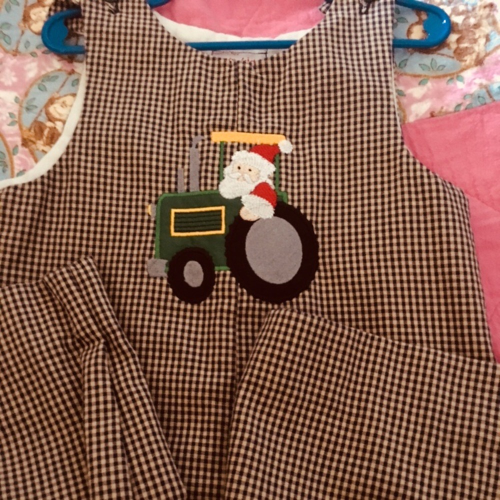 Boy’s Christmas Romper-Keys Kids by Sandra Keys