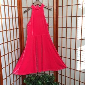 Hot pink dress