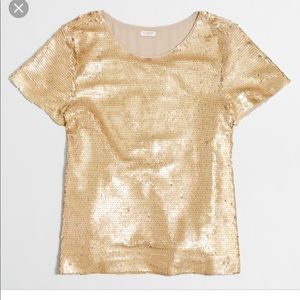J.Crew sequin t-shirt