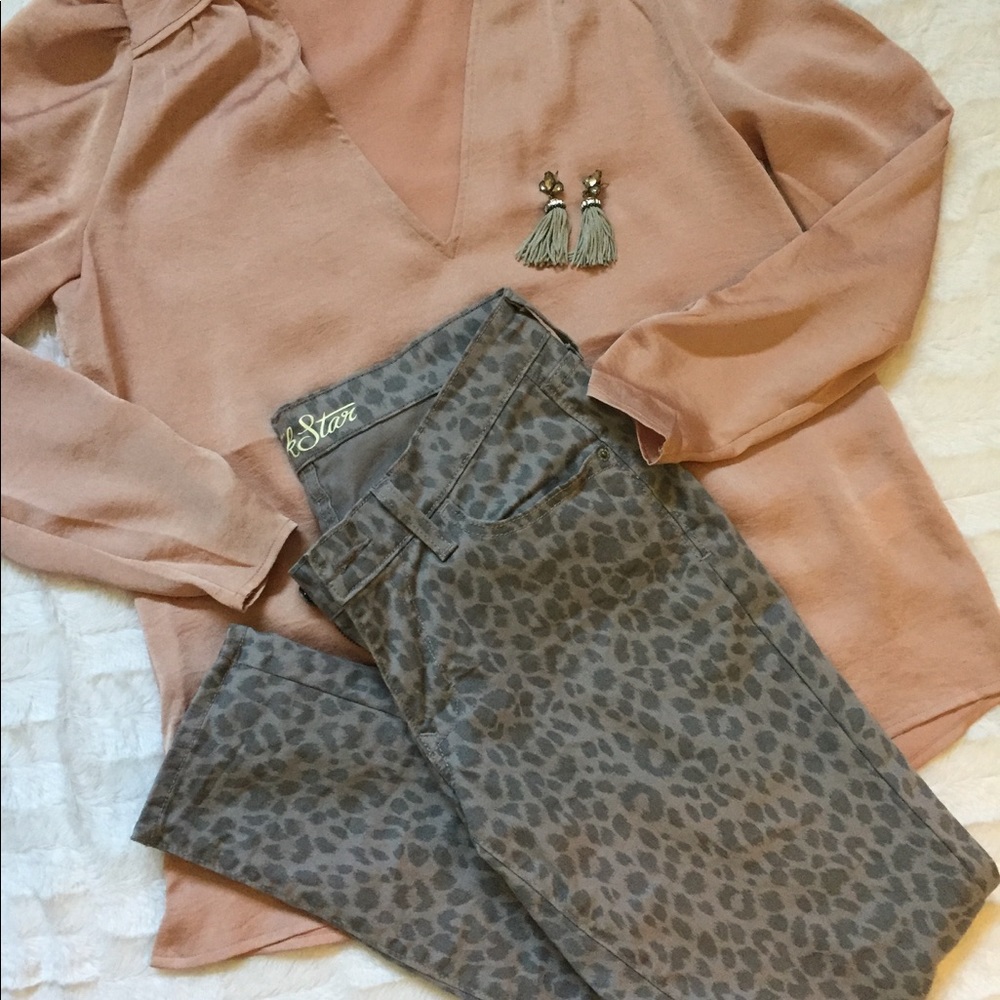 Grey Leopard pants