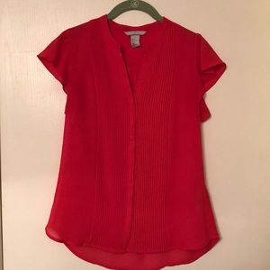 Red blouse