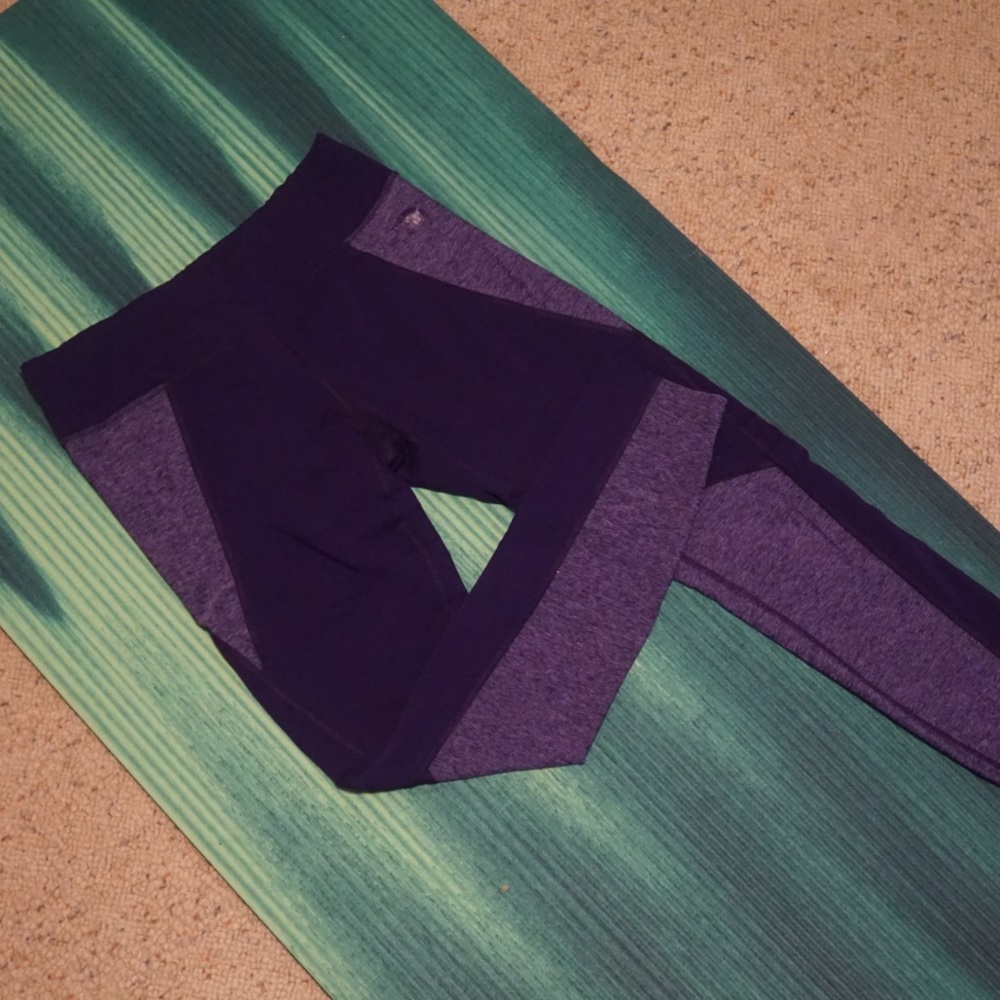North Face purple fitness leggings
