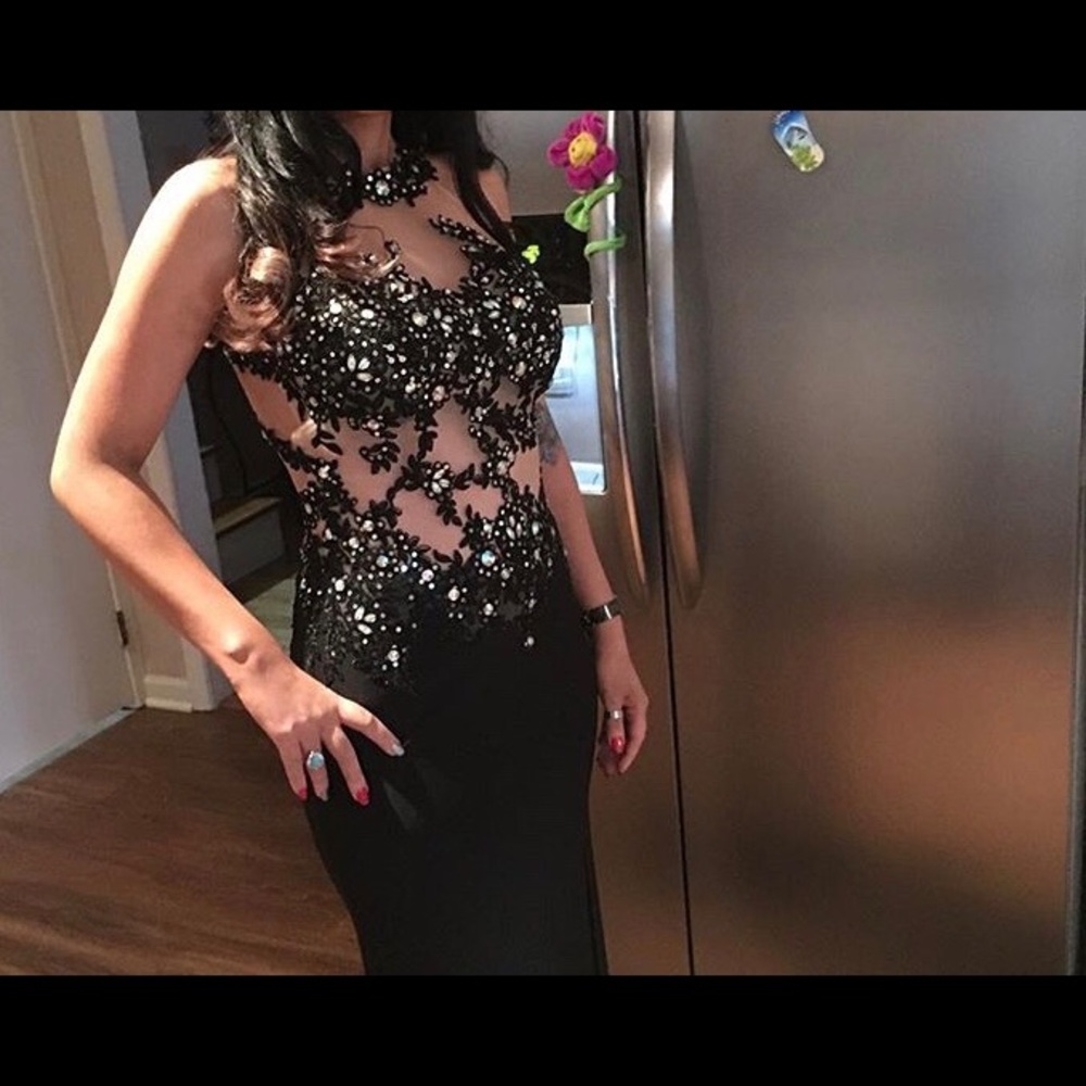 Wedding,party black dress.