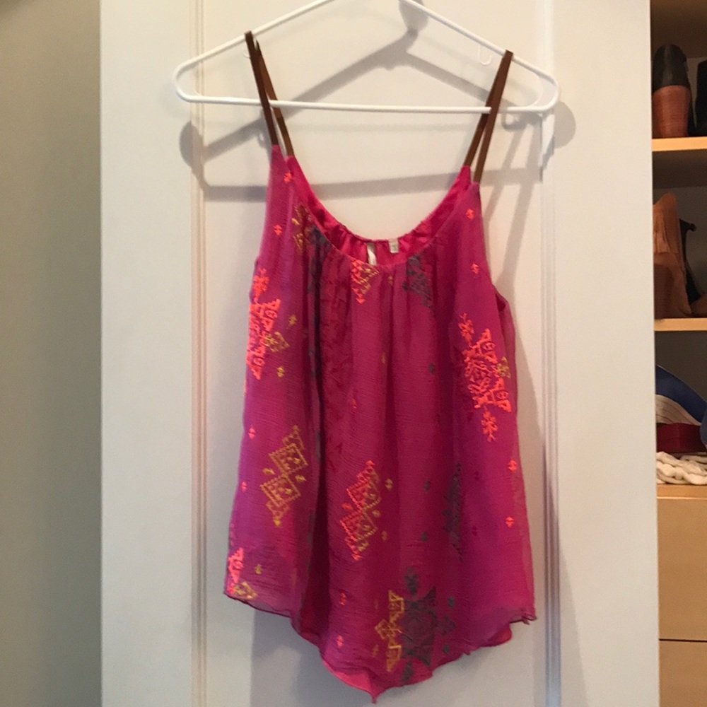 Twelfth Street by Cynthia Vincent embroidered top