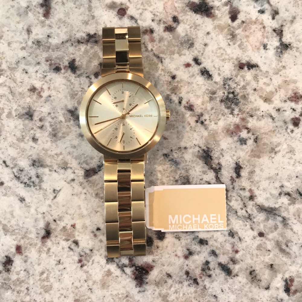 Michael Kors gold watch- brand new