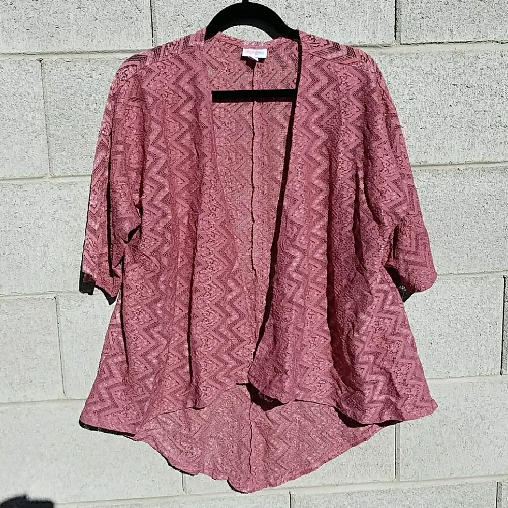 Lace Cardigan from LuLaRoe size S in dusty rose