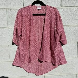 Lace Cardigan from LuLaRoe size S in dusty rose