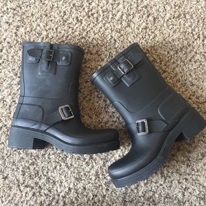 NWOT Hunter Biker Boots