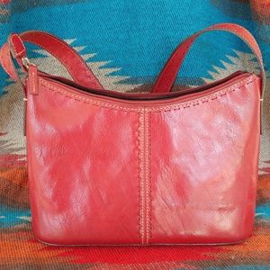Red Leather Fossil Handbag