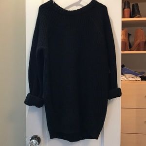 Emerson Fry black sweater dress