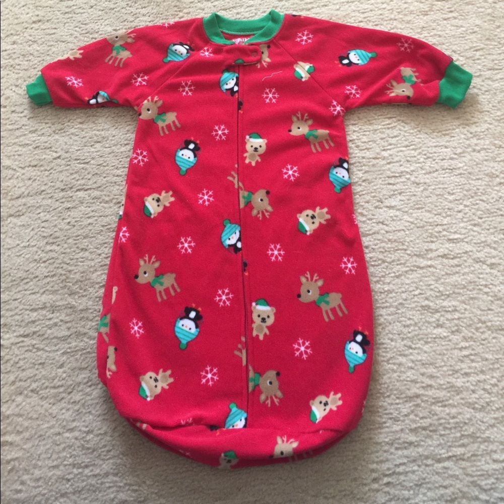Carter’s Christmas sleep bag!