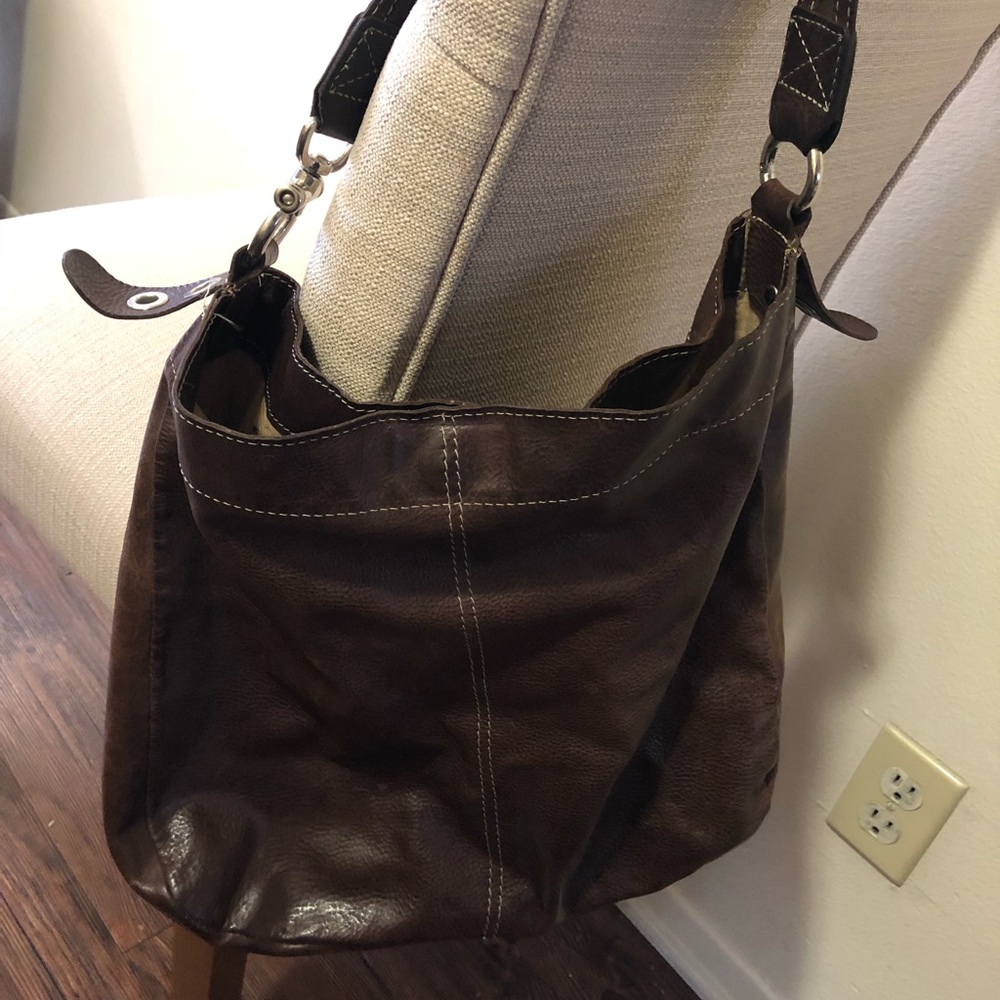 Vin Baker leather tote