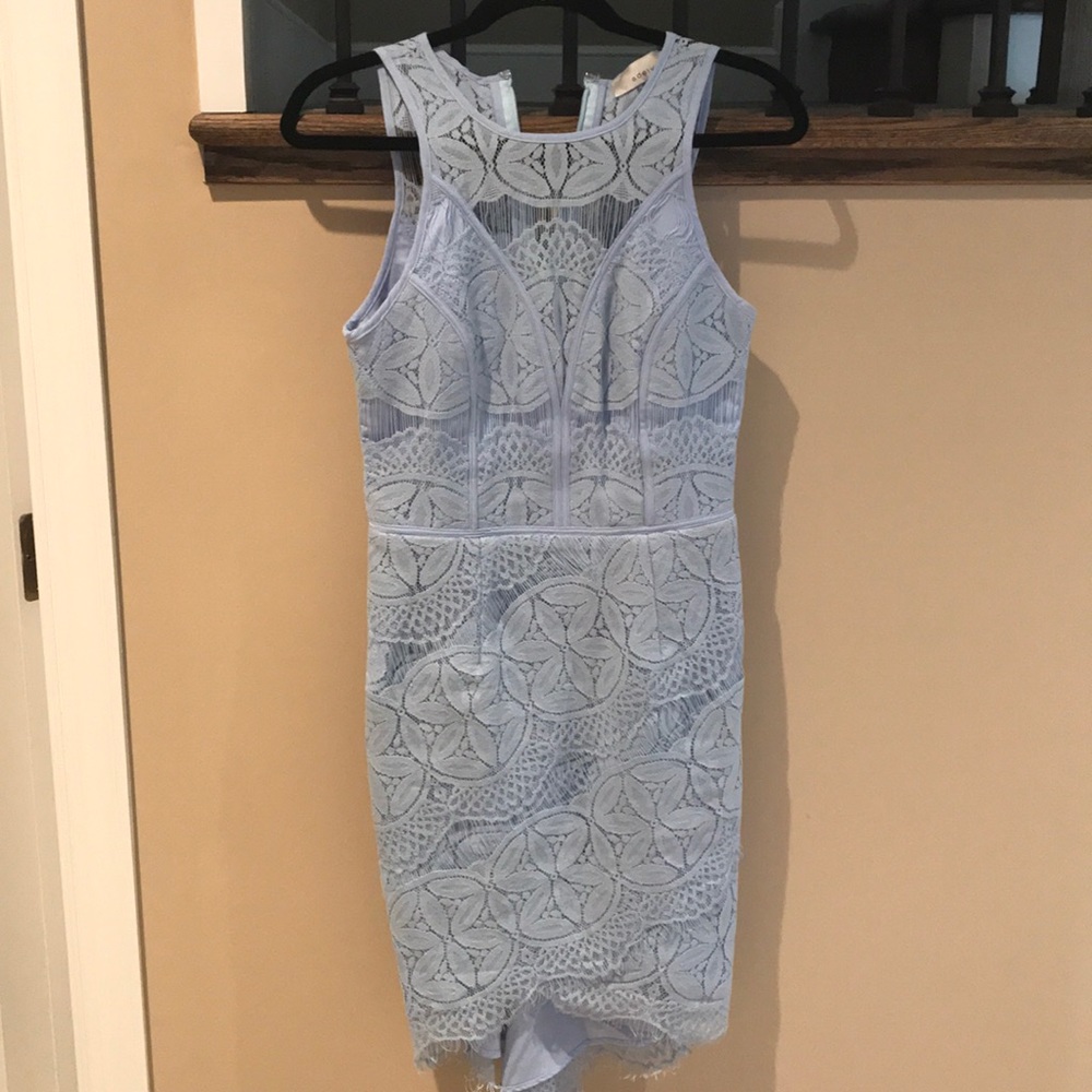 Adelyn Rae Fishtail Sheath Lace Dress