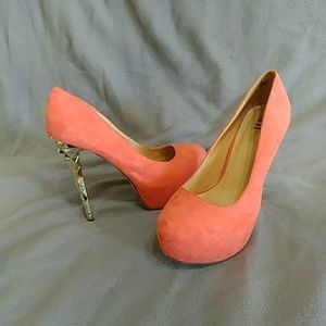 Blush and Gold Heels