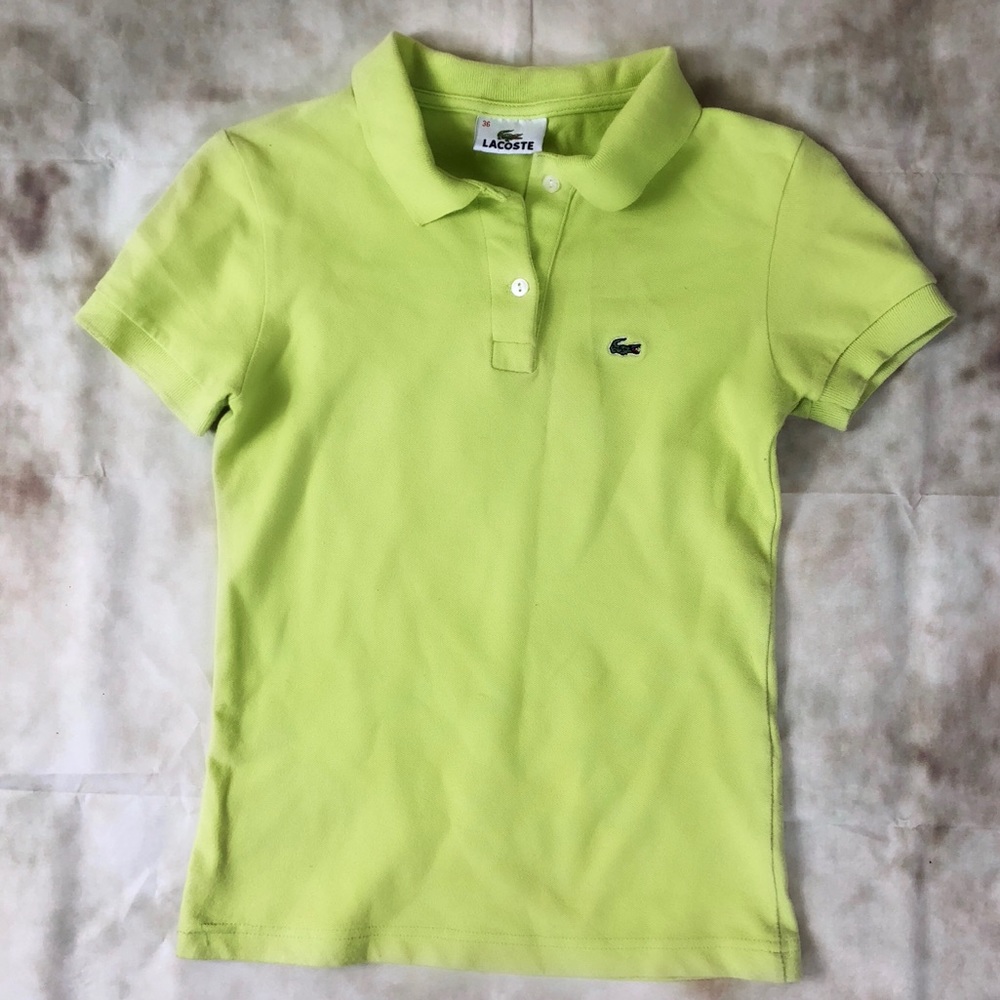 Lacoste Women’s Classic Polo Neon Green