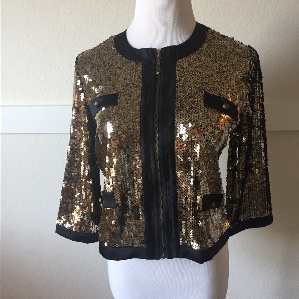 New Sequins Short Jacket , P/M or 4/6