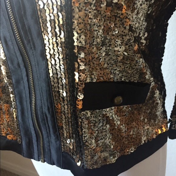 New Sequins Short Jacket , P/M or 4/6 - Picture 4 of 6