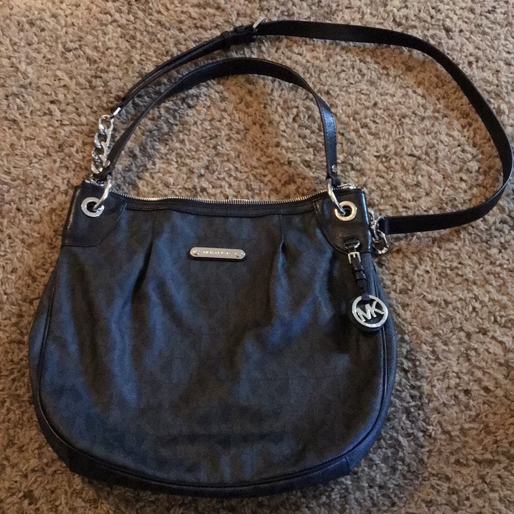Genuine Michael Kors black satchel bag