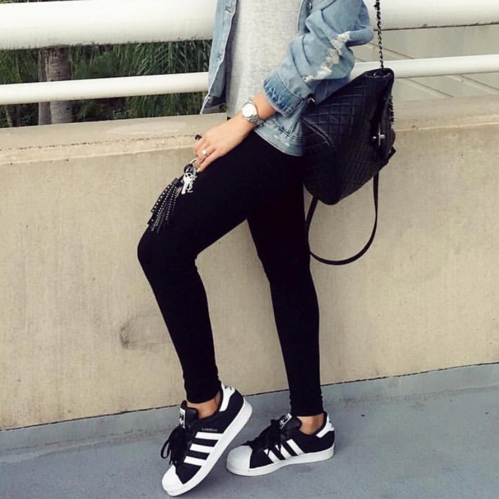Adidas navy blue Superstar