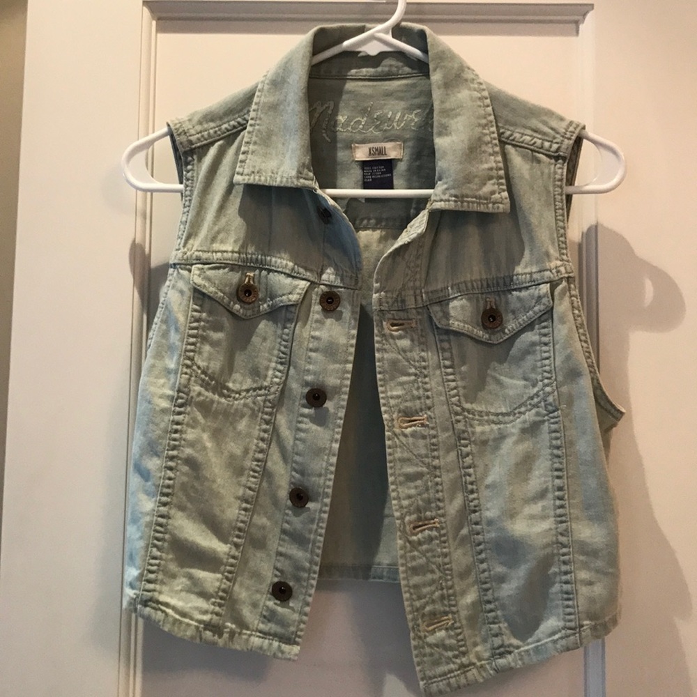 Madewell denim vest