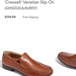 Johnston & Murphy Creswell Venetian slip-on