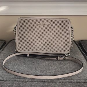 Michael Kors gray crossbody bag