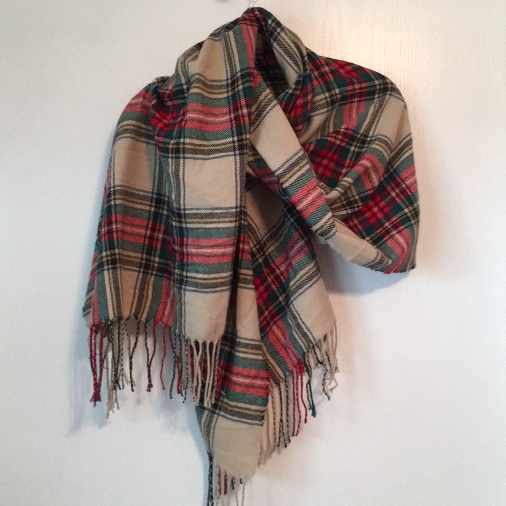 Plaid Banana Republic Factory Scarf