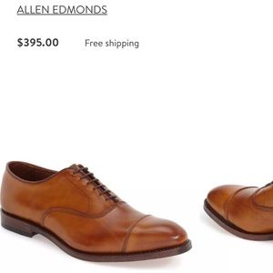 Men’s Allen Edmonds Park Avenue dress shoes