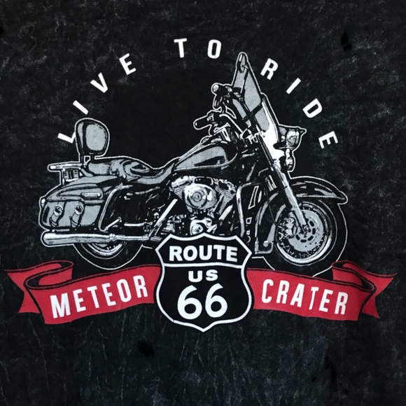 Vintage Wear Motorcycle Tee - Picture 2 of 3