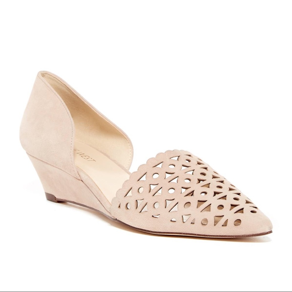 Nine West suede wedges