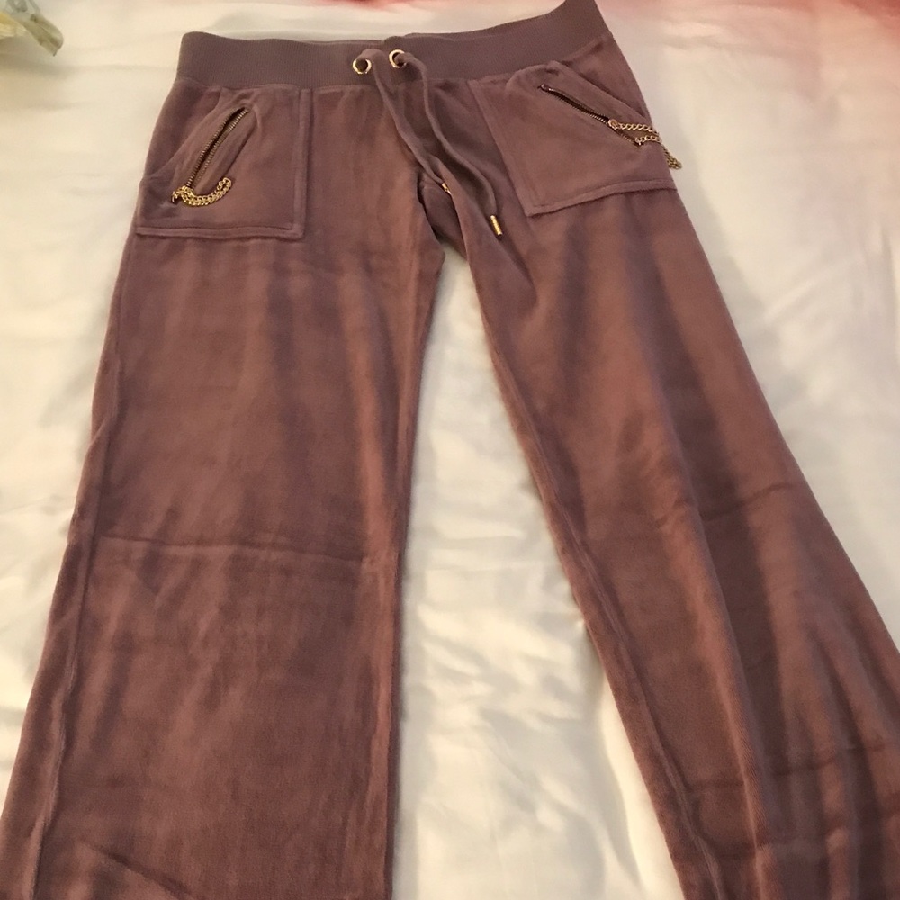 Juicy Coutour Velour Wide Leg Pants