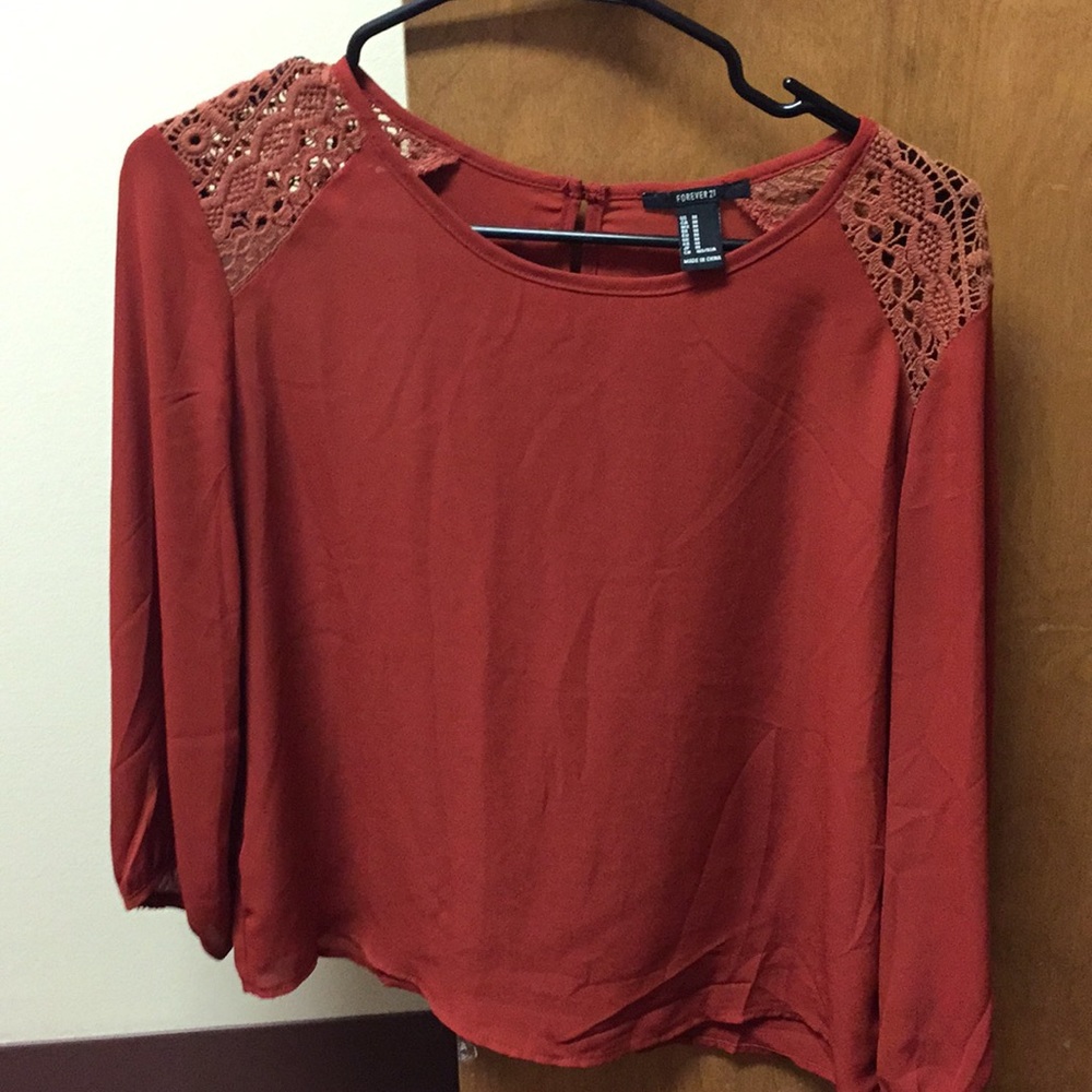 Red blouse from Forever 21 size M