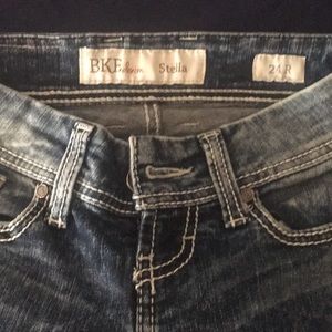 Acid washed skinny BKE jeans