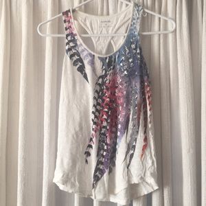 Feather express open back tank