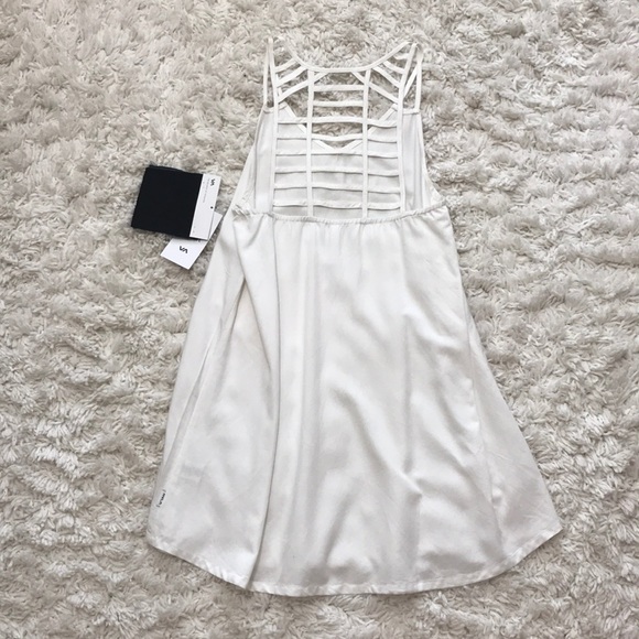 RVCA White Caged Dress NWT - Picture 2 of 4