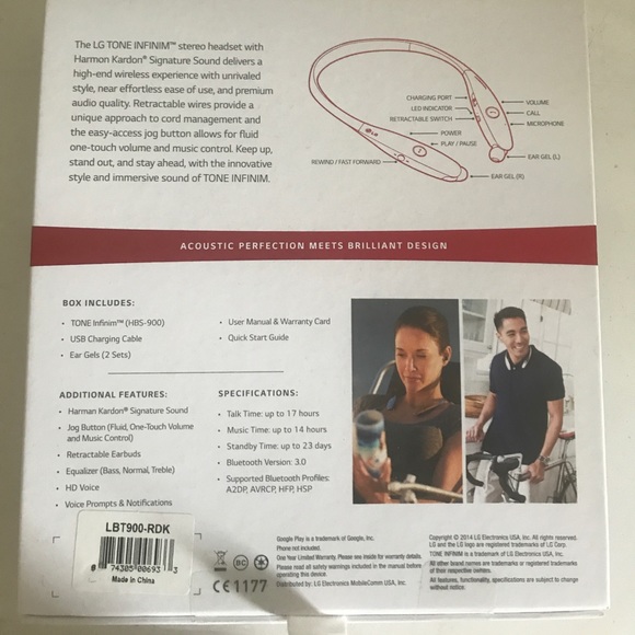 LG WIRELESS HEADPHONES - Picture 3 of 4