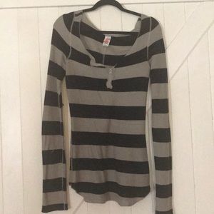 Knit fitted knit top