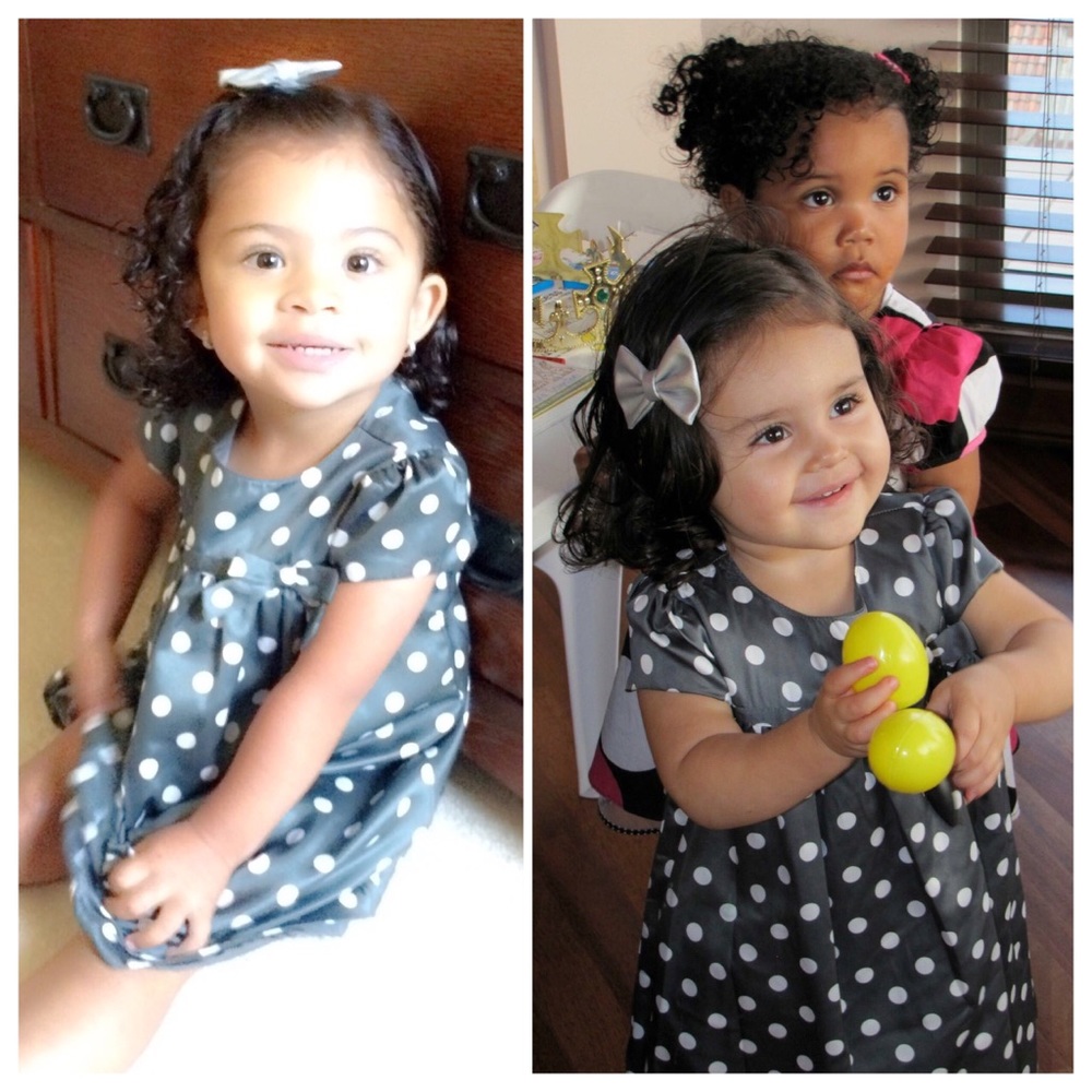 Little Girl Polka Dot Dress
