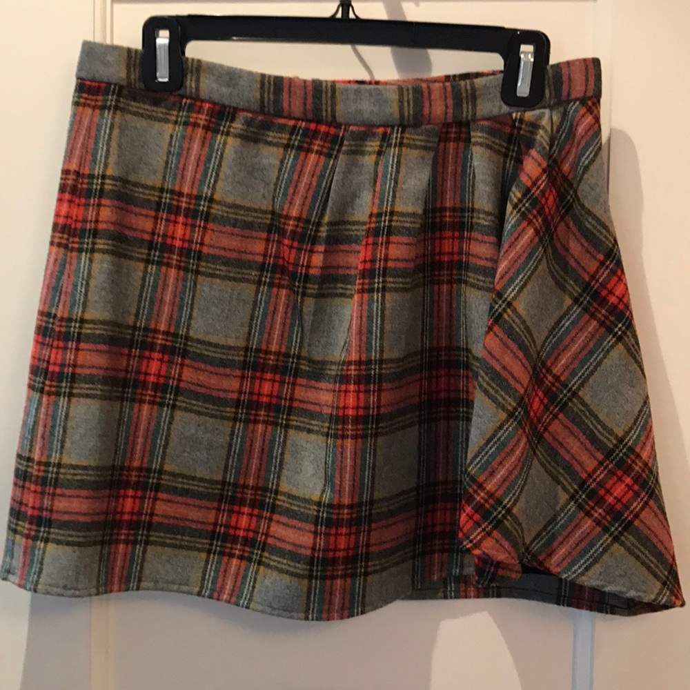 J Crew plaid skirt