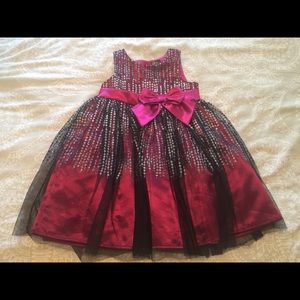 Pink & Violet satin dress