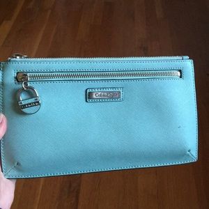 Turquoise Calvin Klein Clutch / Wristlet on SALE🎊