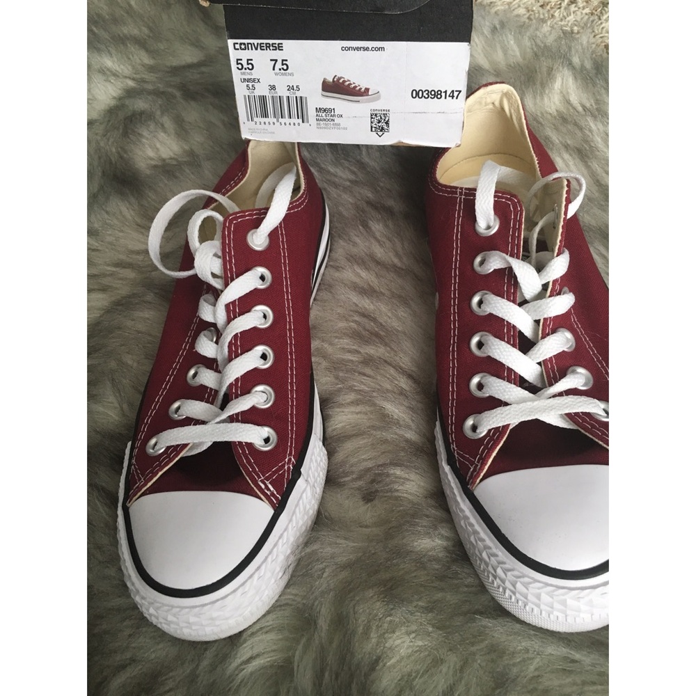 Converse Maroon All-Star Shoes