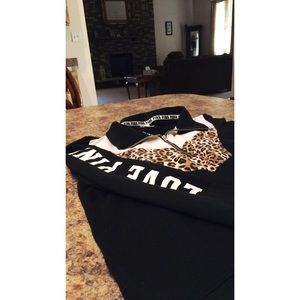 VS PINK Cheetah Zip Up