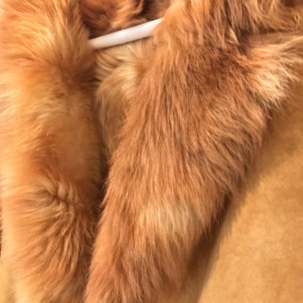 Shearling Fur and Suede Winter Coat