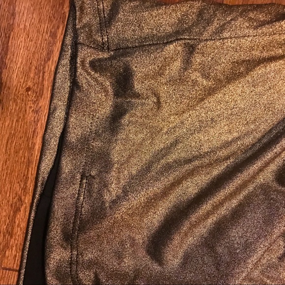 Bebe gold metallic scoop cutout dress - Picture 5 of 7