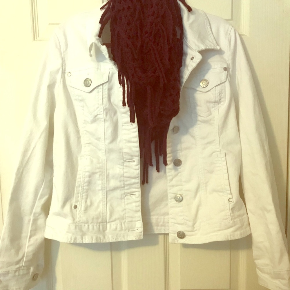 White Jean Jacket by Guess